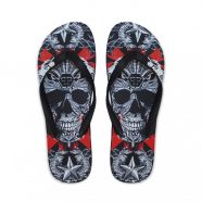 Philipp Plein Uniszex Strandpapucs BRD_90099_BLACK-MULTI