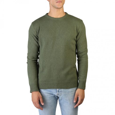 100% Cashmere Férfi Pulóvers C-NECK-M_170-BRITISH-GREEN MOST 101346 HELYETT 45472 Ft-ért!
