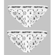   Philipp Plein Nő Bugyi DUPM1101_BI-PACK_WHITE MOST 46939 HELYETT 10054 Ft-ért!